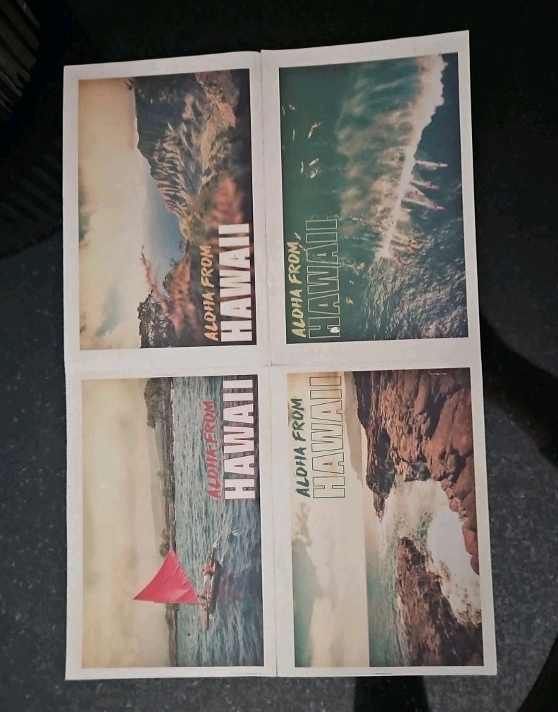 Authentic Yeti Coolers Limited Edition Postcards Hawaii Tundra Surf Set Of 4 New
