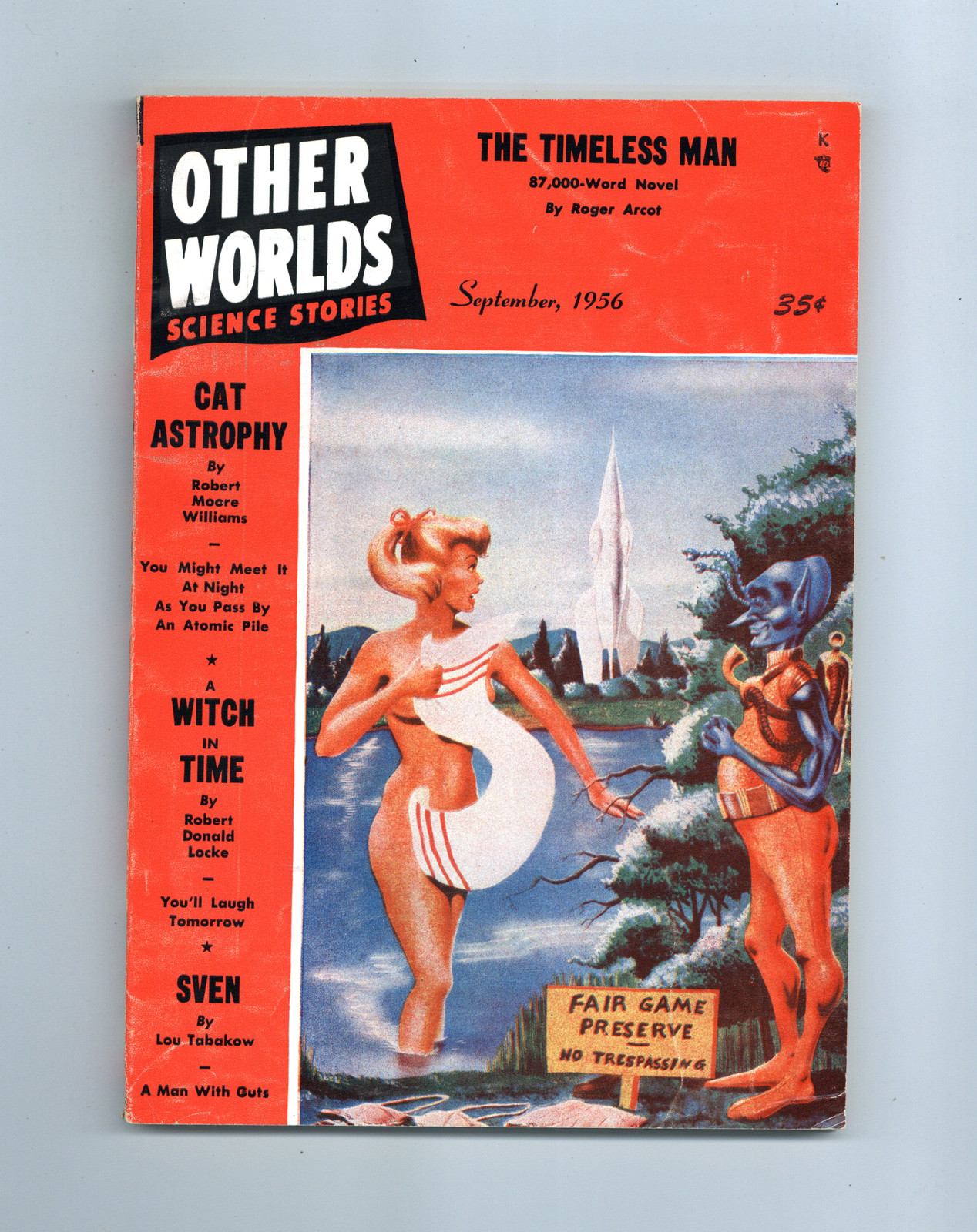 Other Worlds Pulp 2nd Series Sep 1956 #18 VF