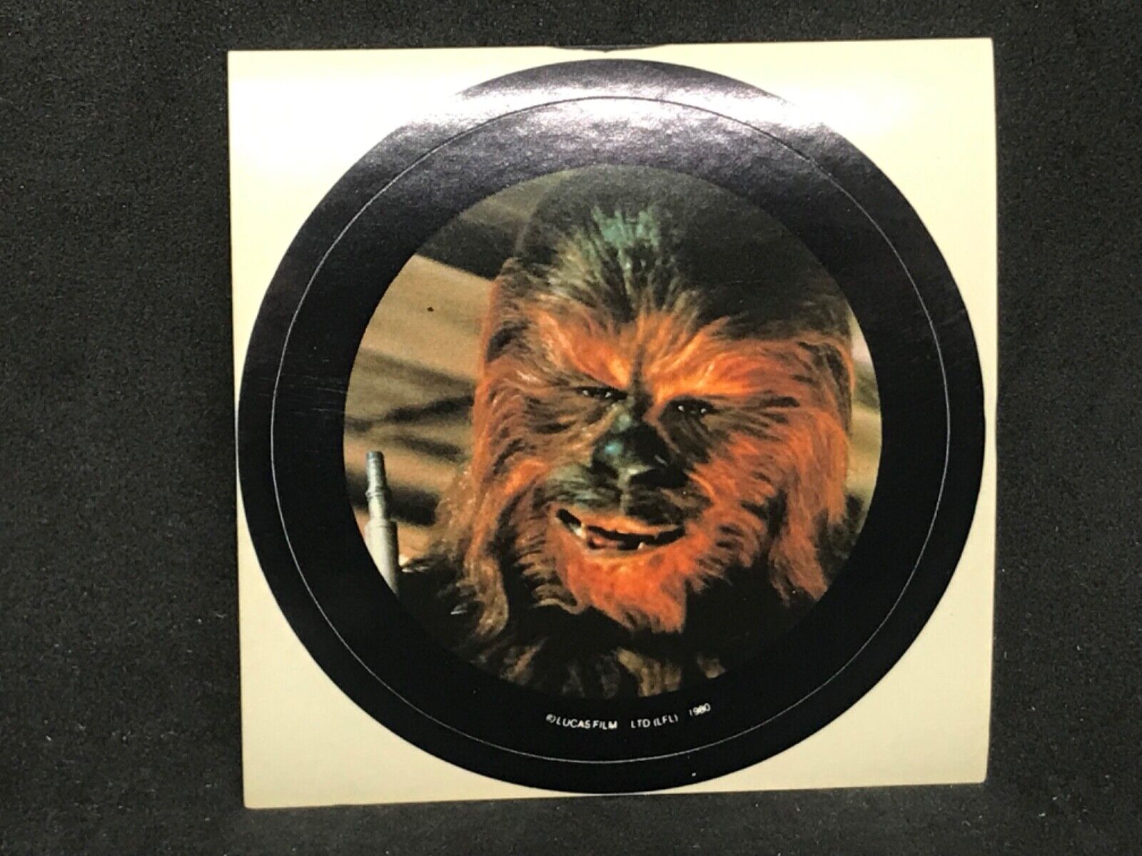 Irvine\'s (NZ) Twinkies sticker: Star Wars Empire Strikes Back Chewbacca rare