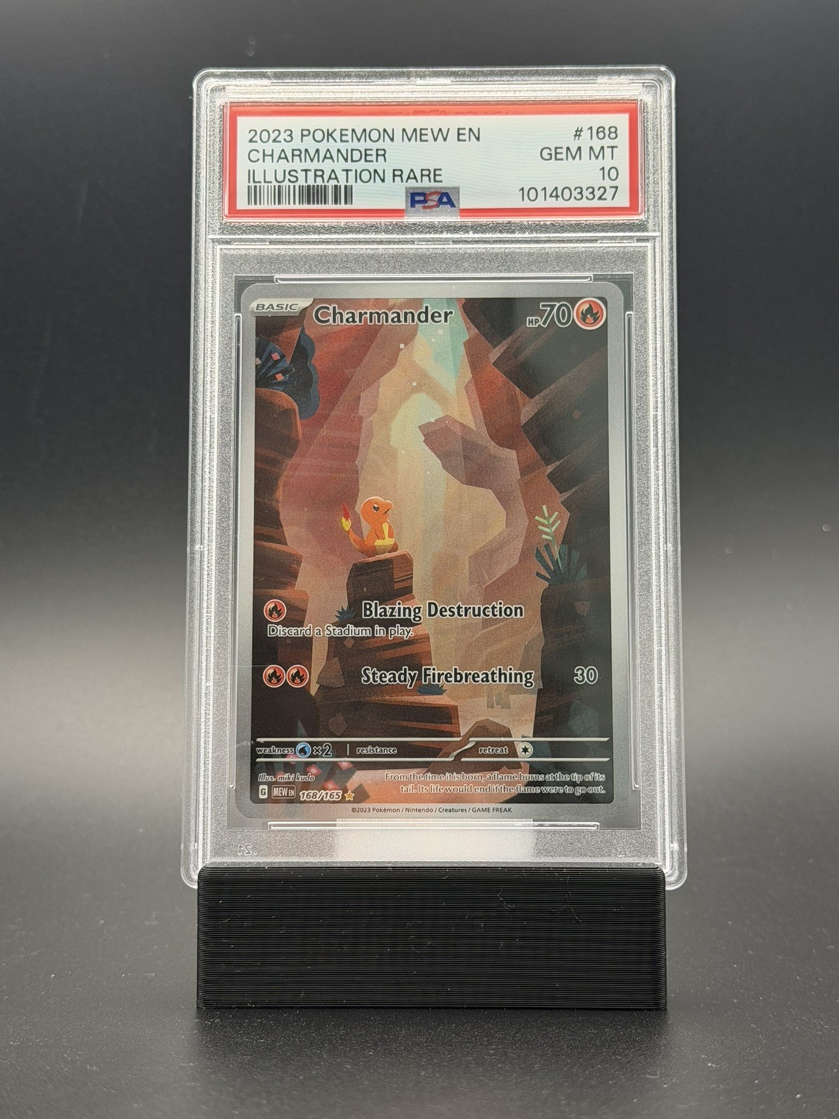Charmander Pokemon 151 IR PSA 10