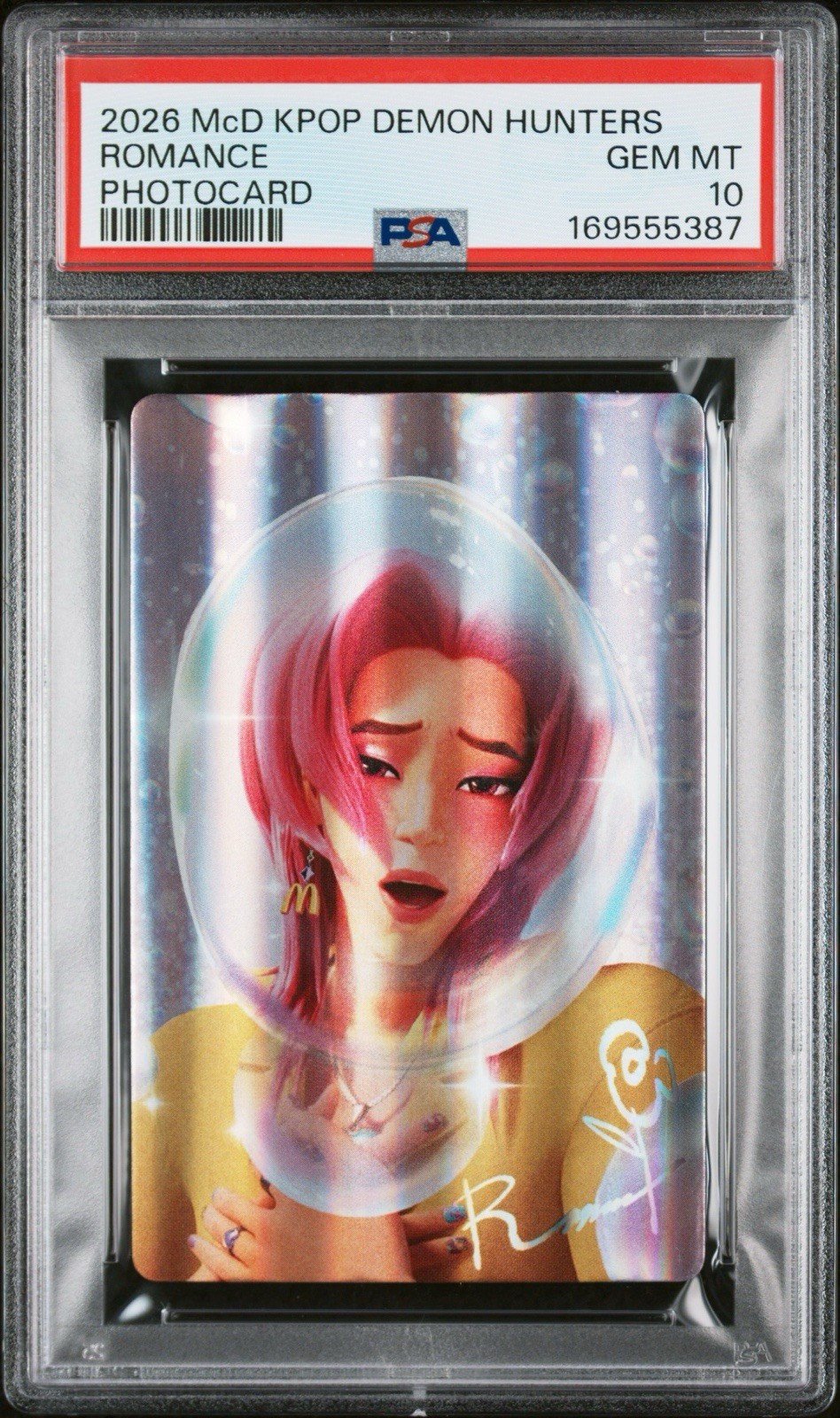Romance Saja - 2026 McDonald\'s K-POP Demon Hunters Saja Boys Trading Card Psa 10