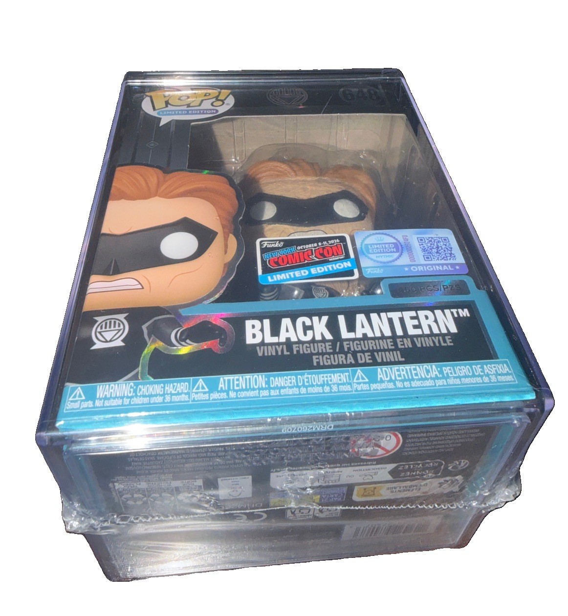 SHIPS IMMEDIATELY NYCC26 FUNKO MYTHIC POP BLACK LANTERN LE400 CONSTICKER inhand SHIPS IMMEDIATELY NYCC26 FUNKO MYTHIC POP BLACK LANTERN LE400 CONSTICKER inhand