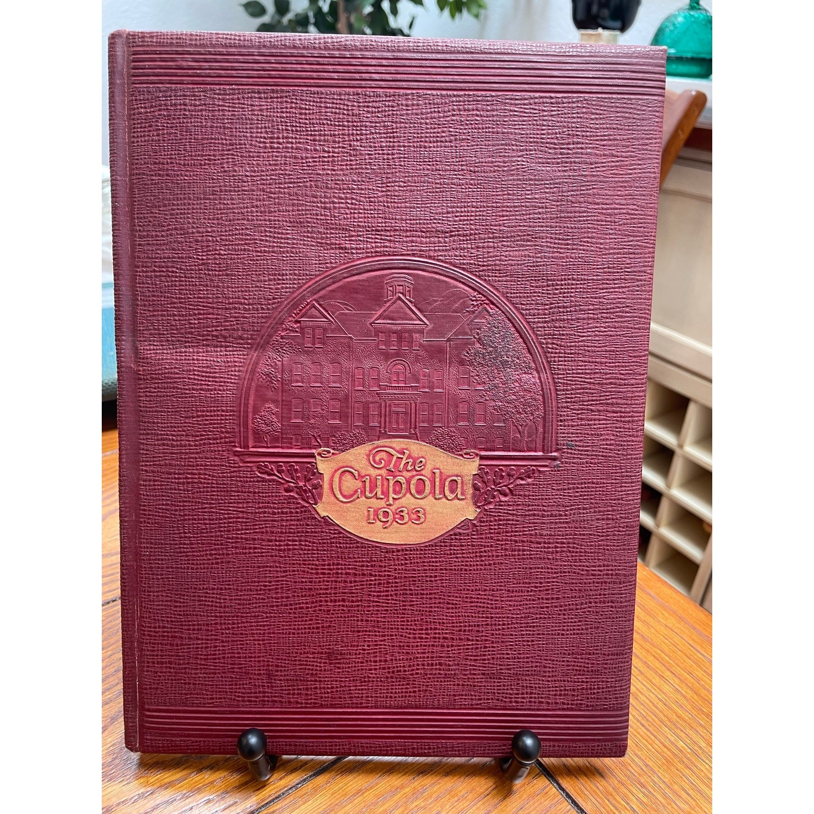1933 The Cupola North Park College Chicago IL Yearbook Hardcover Rare
