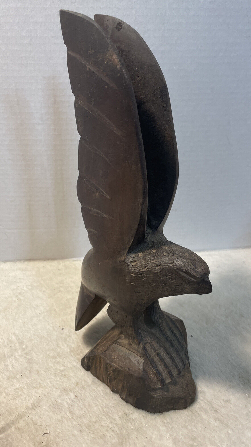 Handcarved Wooden Falcon 12