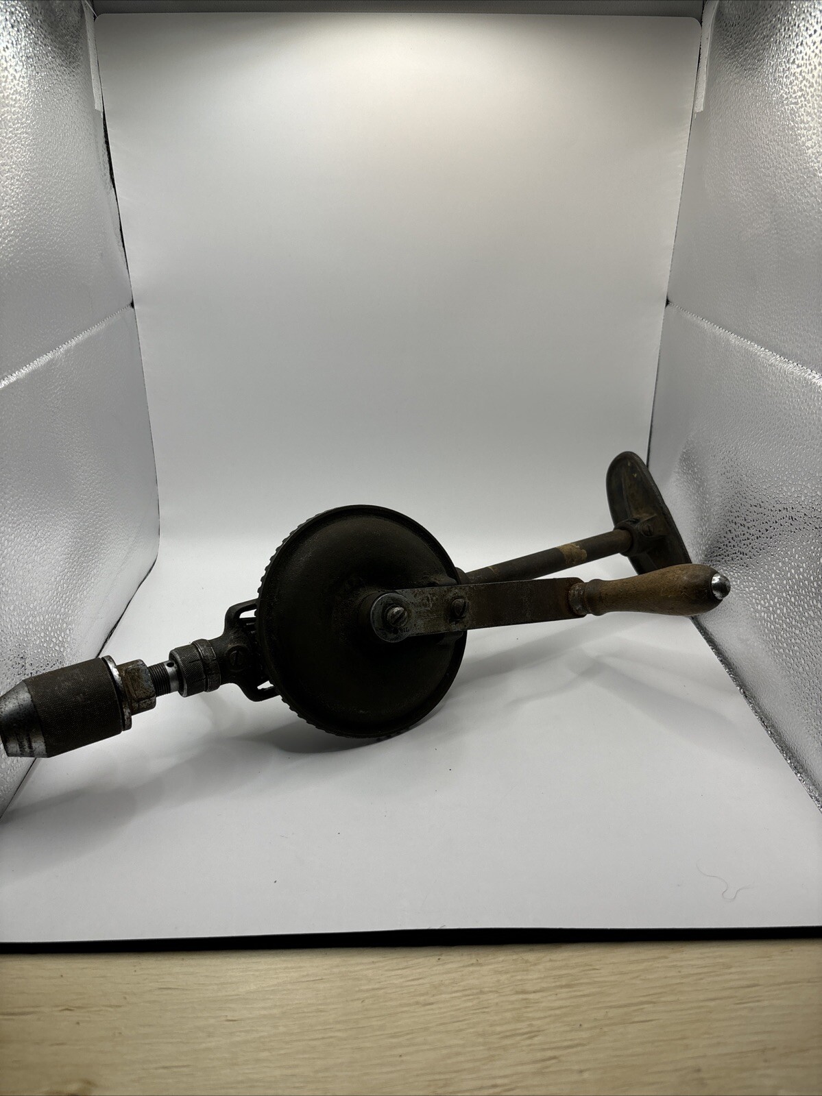 Antique Yankee No. 1455 North Bros MFG Shoulder Egg Beater Hand Drill 17\