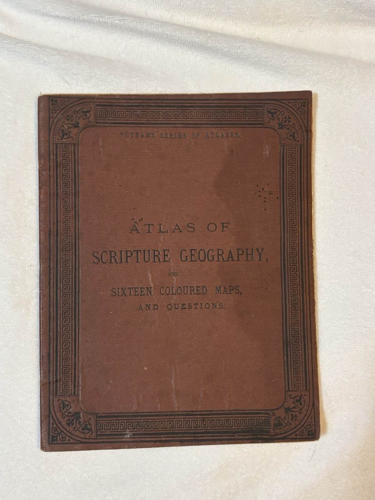 Antique 1874 Atlas of Scripture Geography G.P. Putnam\'s Sons 16 Coloured Maps