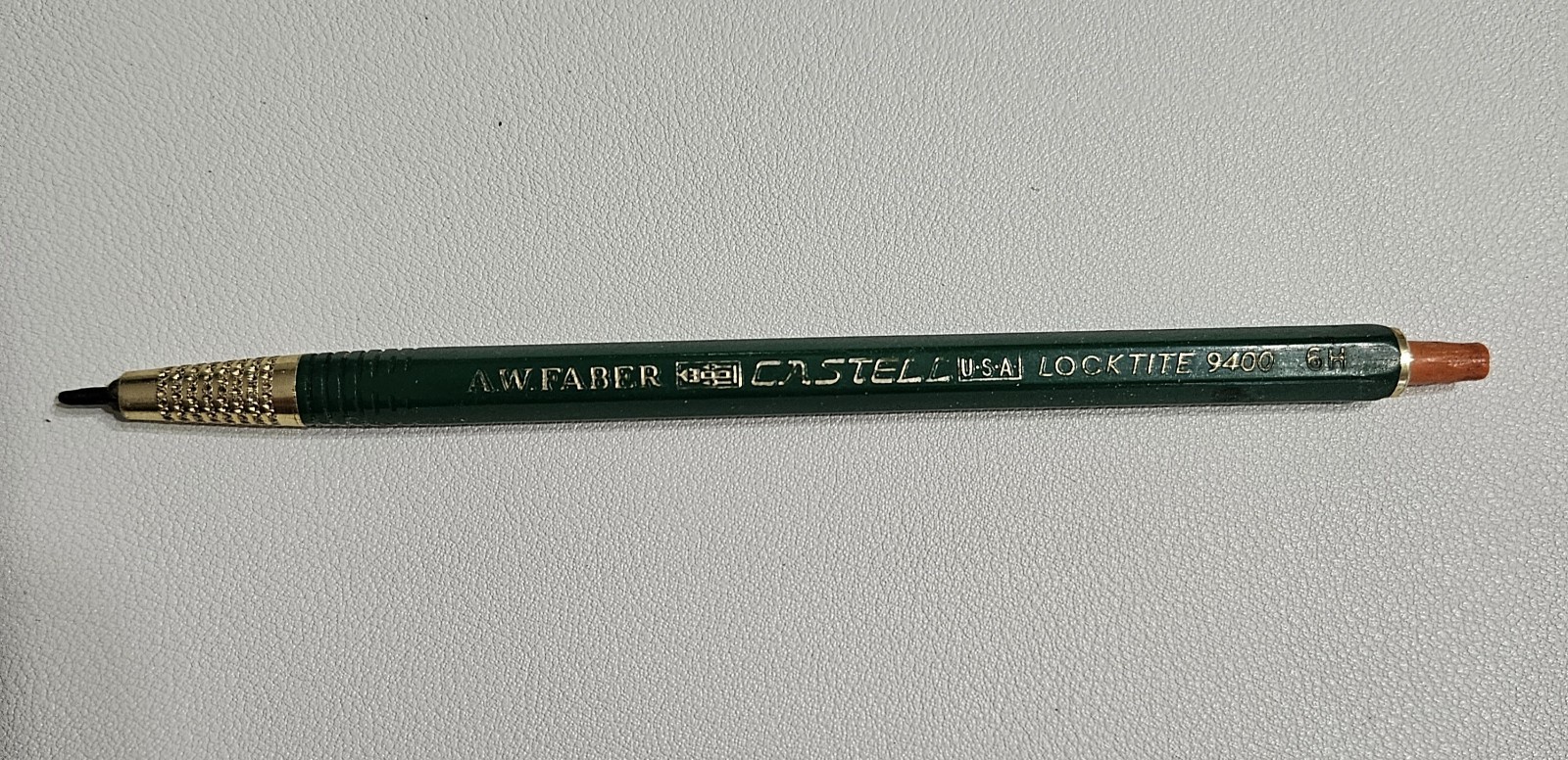 Vintage A.W. Faber Castell Locktite 9400 6H Drafting Pencil USA loctite