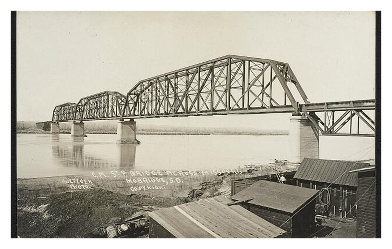 Mobridge South Dakota Bridge Standard Postcard