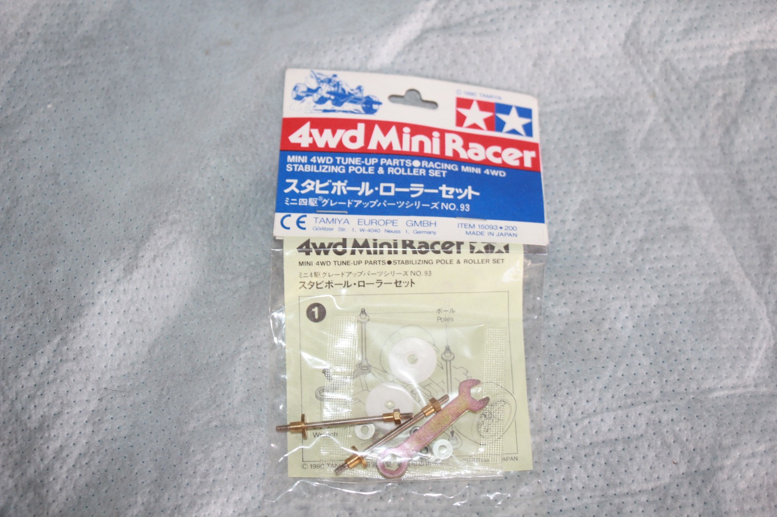 Tamiya Mini 4WD Stabilizer Roller Set 15093 Grade Up Parts.