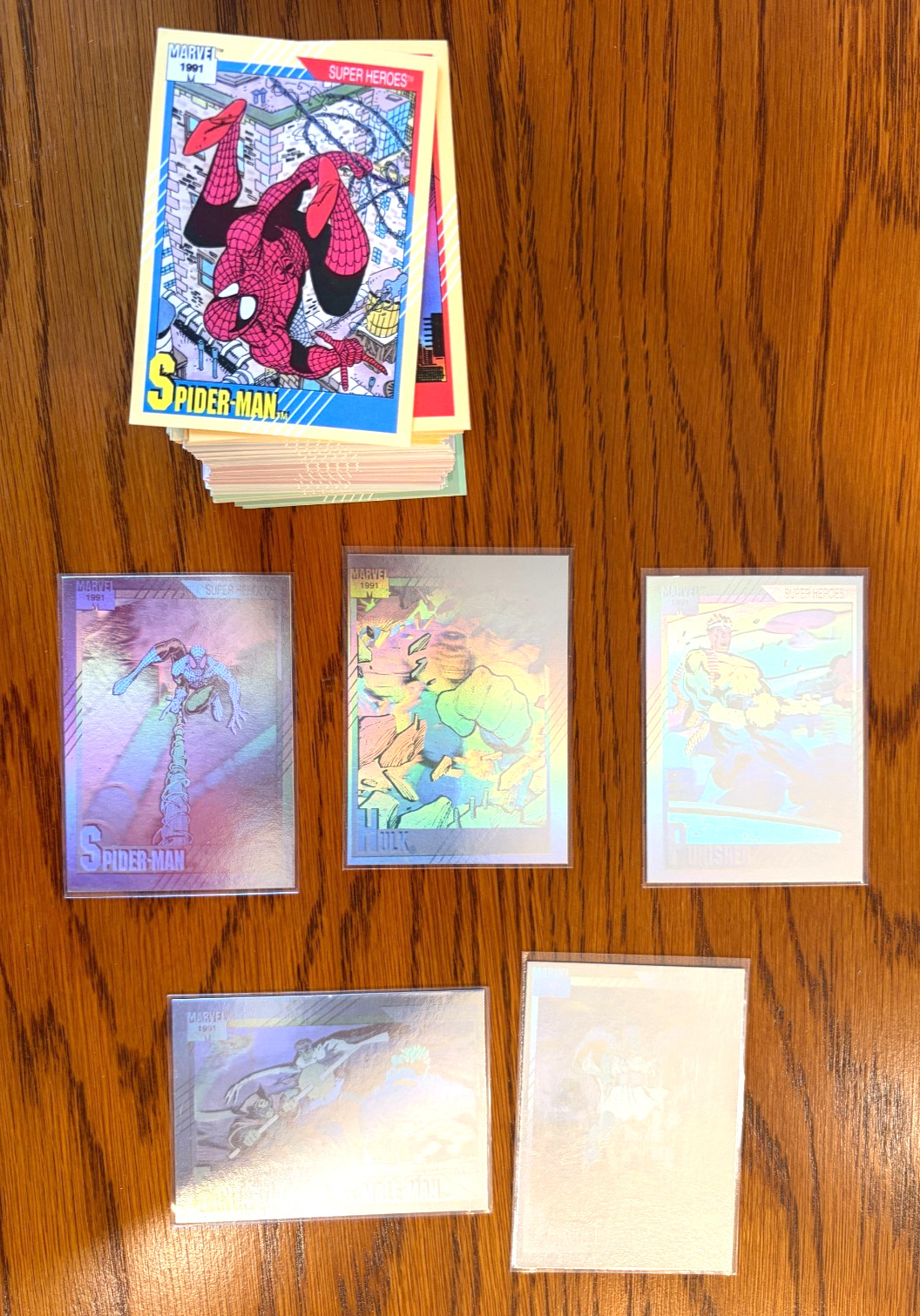 🔥1991 Marvel Universe Series 2 Impel Complete Set #1-162 Base Set + 5 Holos🔥