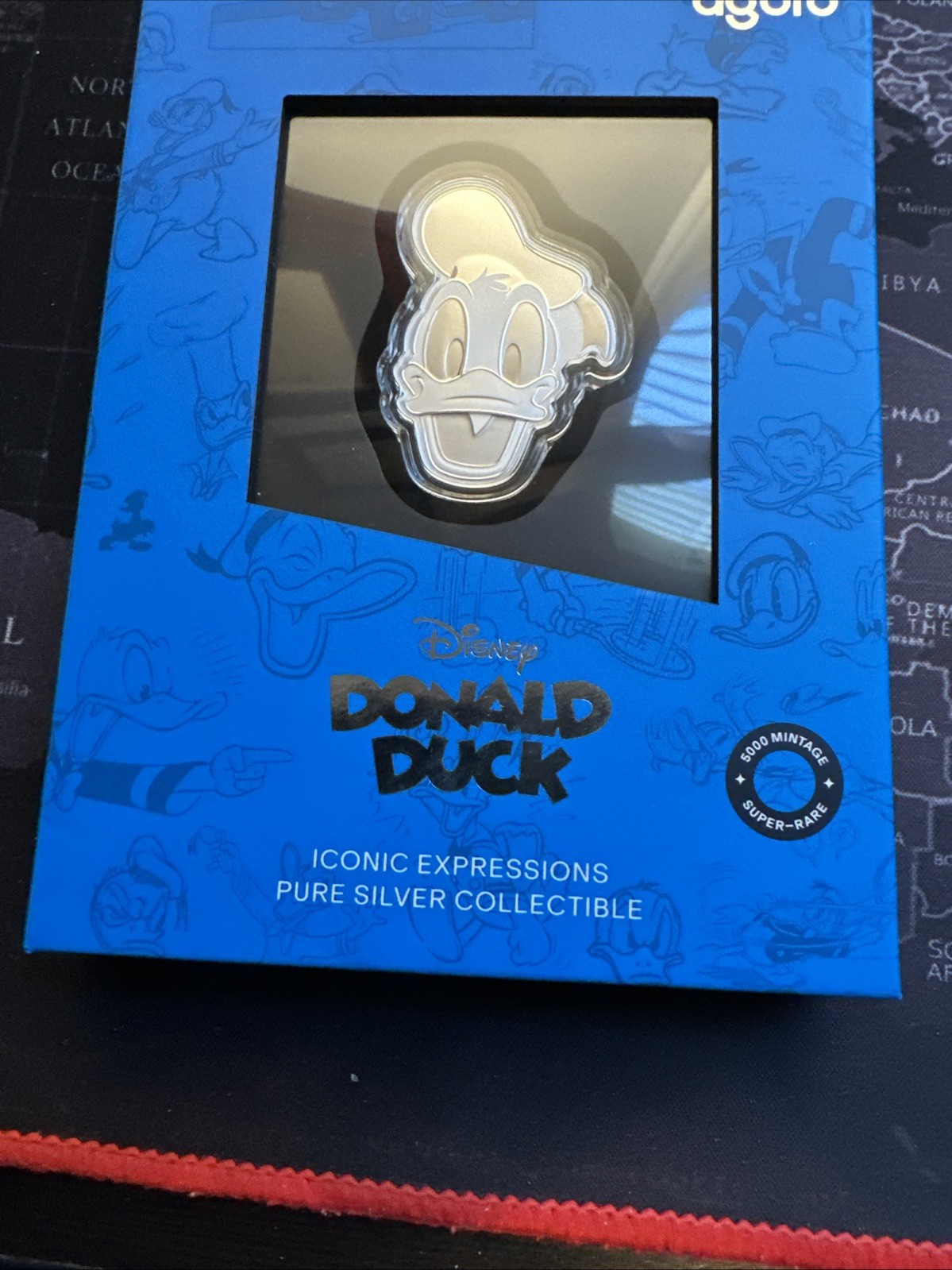 agoro Disney Donald Duck Iconic Expressions .999 Silver 1/2 oz 2026 agoro Disney Donald Duck Iconic Expressions .999 Silver 1/2 oz 2026