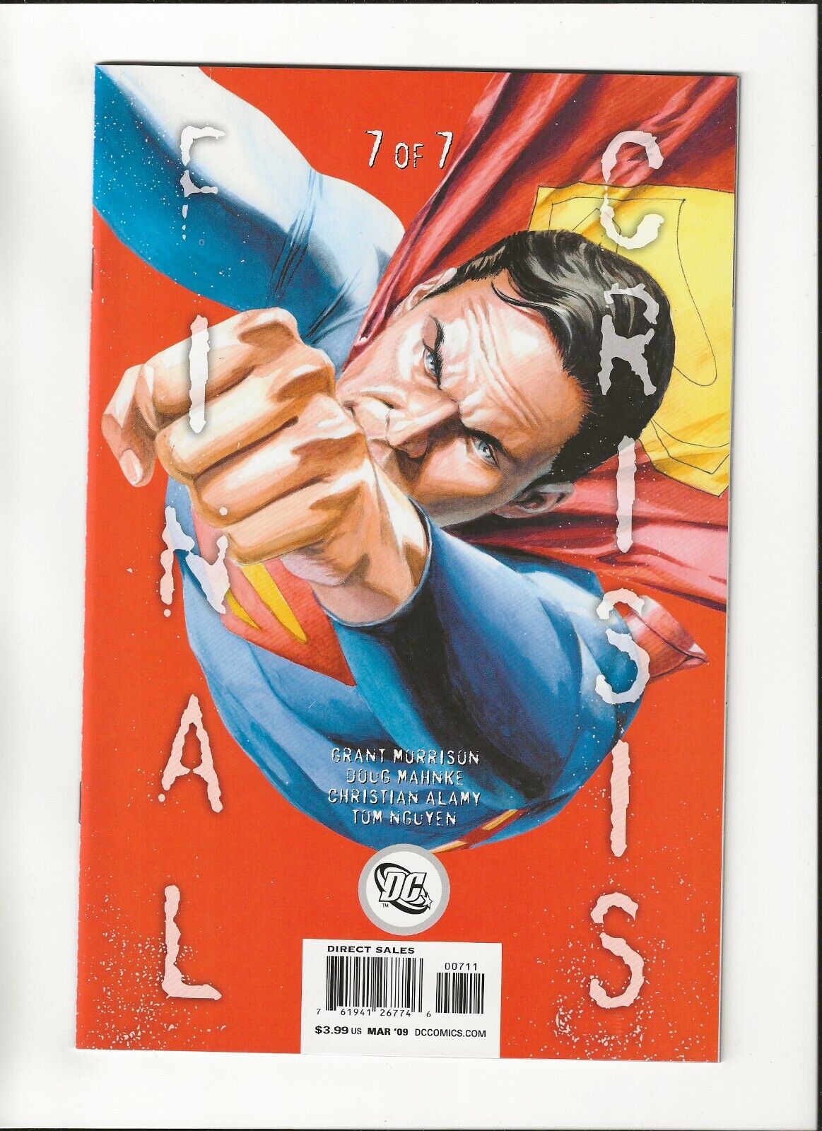 Final Crisis #7 DC 1st Appearance Calvin Ellis Alex Ross Cover High Grade 2009