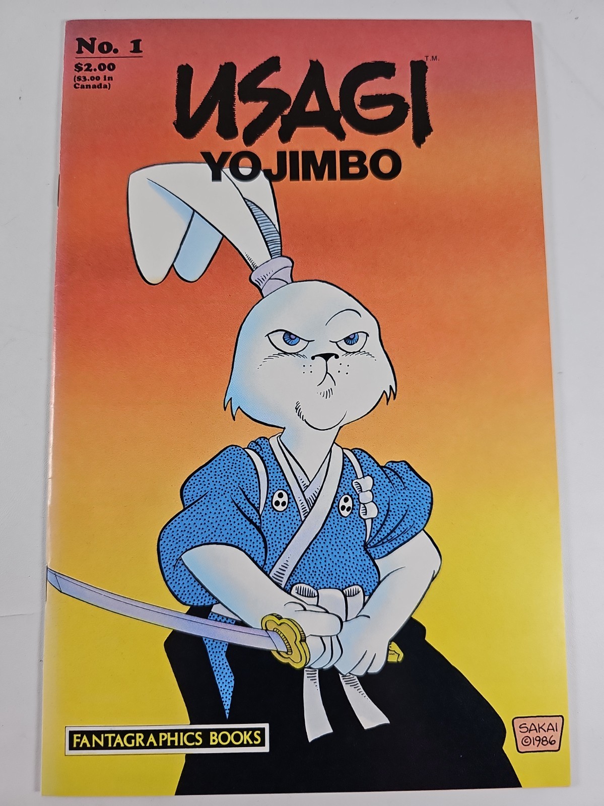 Usagi Yojimbo 1 Fantagraphics Books 1987 Stan Sakai First Issue Key Comic