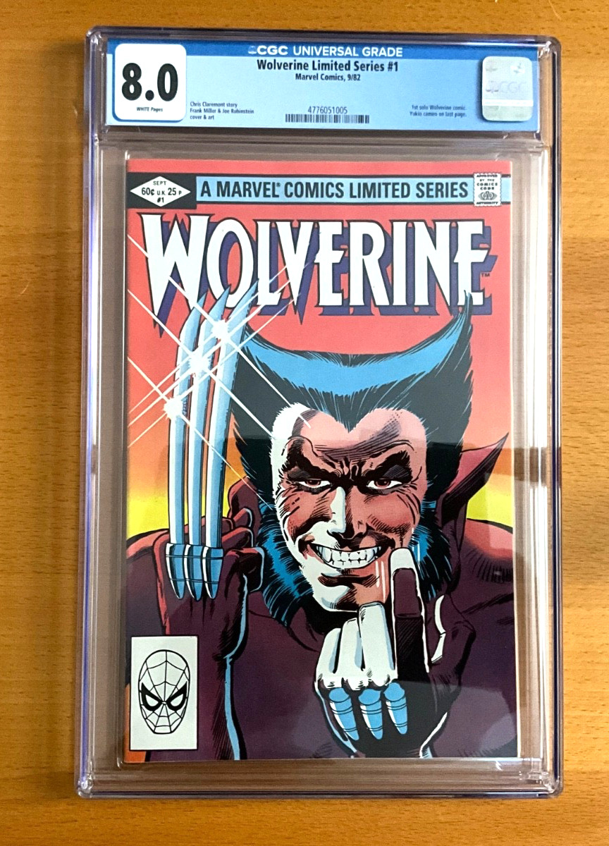 WOLVERINE LIMITED SERIES #1 CGC 8.0 WHITE PAGES MARVEL COMICS 1982