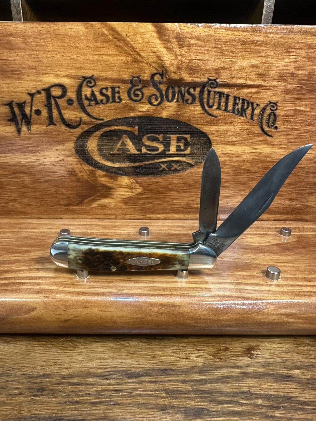 CASE XX USA 1984 6 dot Pretty B0NE 6249 COPPERHEAD KNIFE New Grind User No Mint CASE XX USA 1984 6 dot Pretty B0NE 6249 COPPERHEAD KNIFE New Grind User No Mint