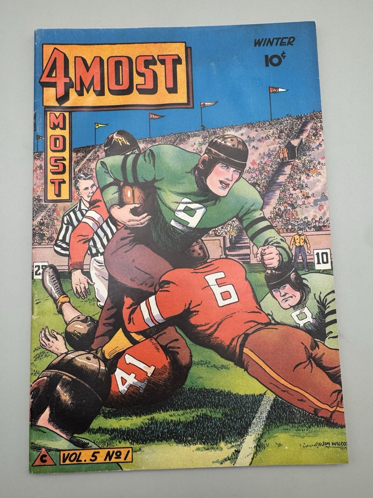4 Most Comics Vol.5 #1 1945 - Football Cover - Golden Age Comics