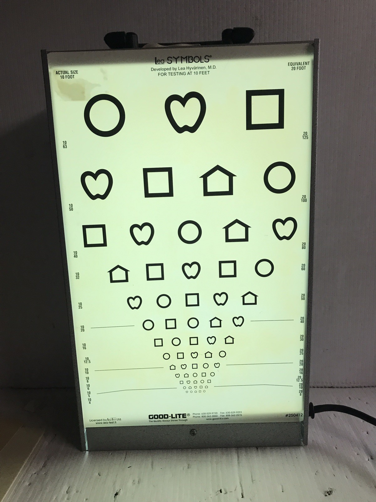 Vintage Good Lite CO Translucent Eye Cabinet BUNDLE  * With Accessories* *READ