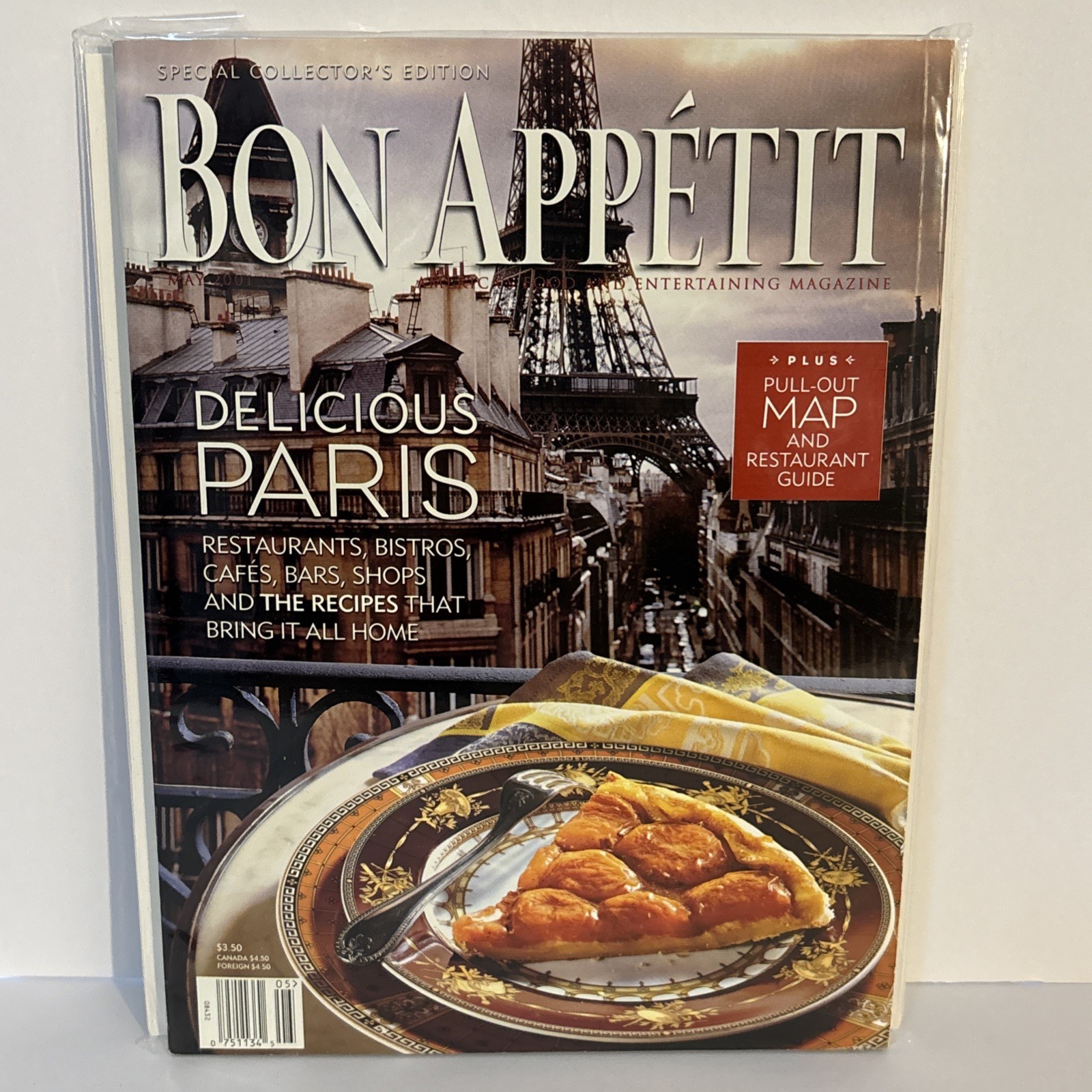 Bon Appetit Delicious Paris May 2001 Collectors Edition Magazine Vintage Recipes
