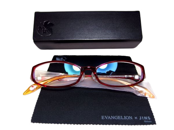 JINS Optical Store x Evangelion Type-02 Asuka Model Glasses 2023/10/30Y