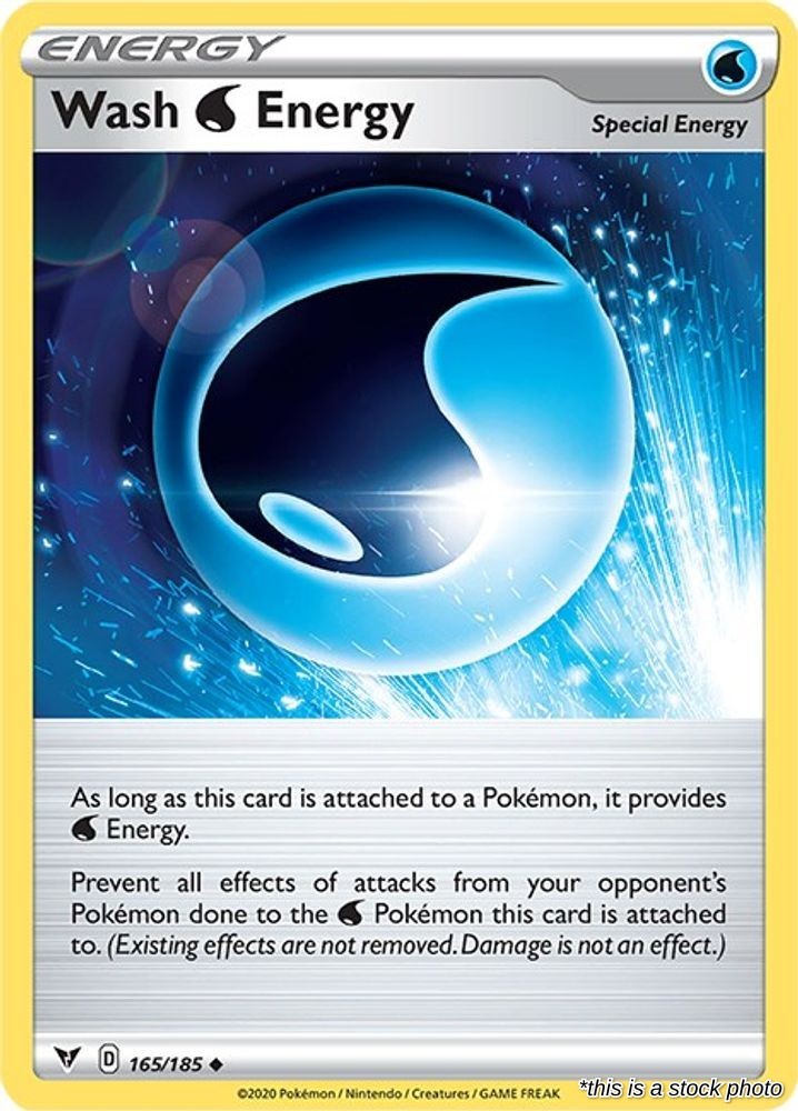 Wash Water Energy : SWSH04 - 165/185 Near Mint Wash Water Energy : SWSH04 - 165/185 Near Mint