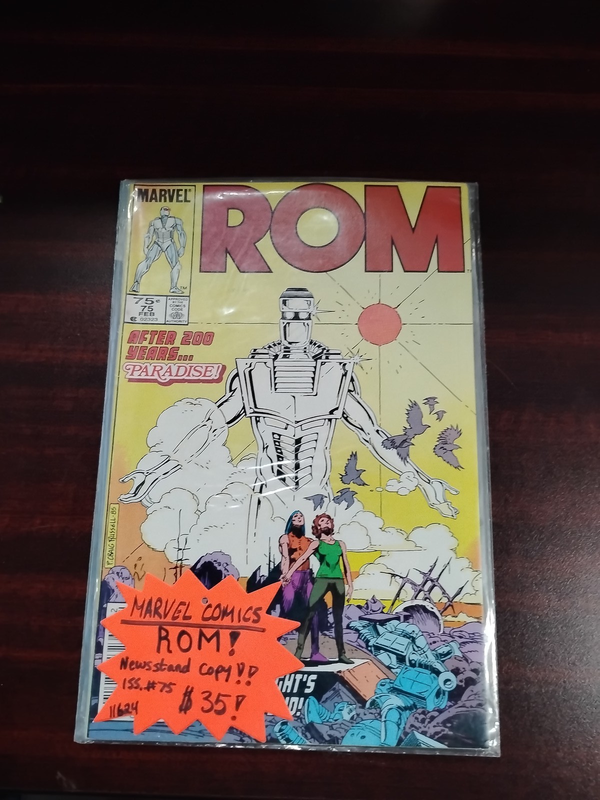 marvel comics marvel comics group ROM issue #75 — Excellent | SKU 11624 marvel comics marvel comics group ROM issue #75 — Excellent | SKU 11624