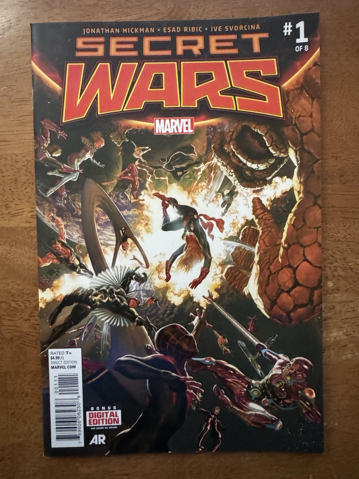 Secret Wars # 1 (2105) 1st Print Alex Ross Cover NM Jonathan Hickman MCU Doom
