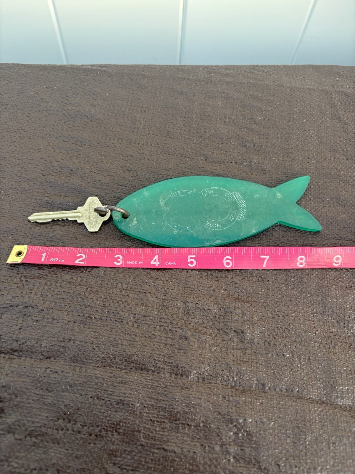 Old VINTAGE FISH Hotel Mirador Acapulco Mexico Original Guest Room Key & Fob Old VINTAGE FISH Hotel Mirador Acapulco Mexico Original Guest Room Key & Fob