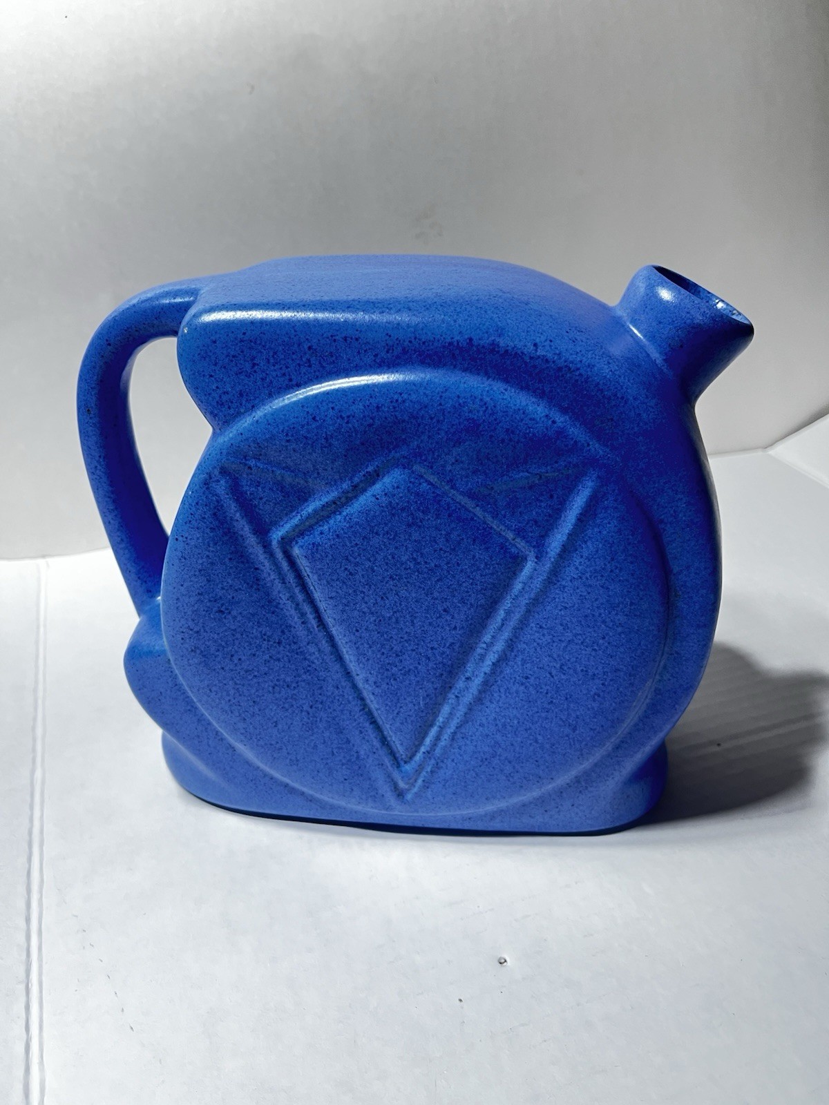 Niloak Speas Blue Vinegar Jug Jar 1930s Pottery Art Deco Pitcher Vintage Niloak Speas Blue Vinegar Jug Jar 1930s Pottery Art Deco Pitcher Vintage