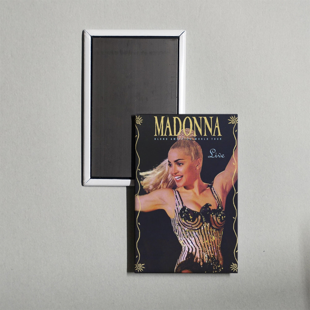 Madonna Blond Ambition World Tour Live Mini Movie Poster Fridge Locker Magnet Madonna Blond Ambition World Tour Live Mini Movie Poster Fridge Locker Magnet