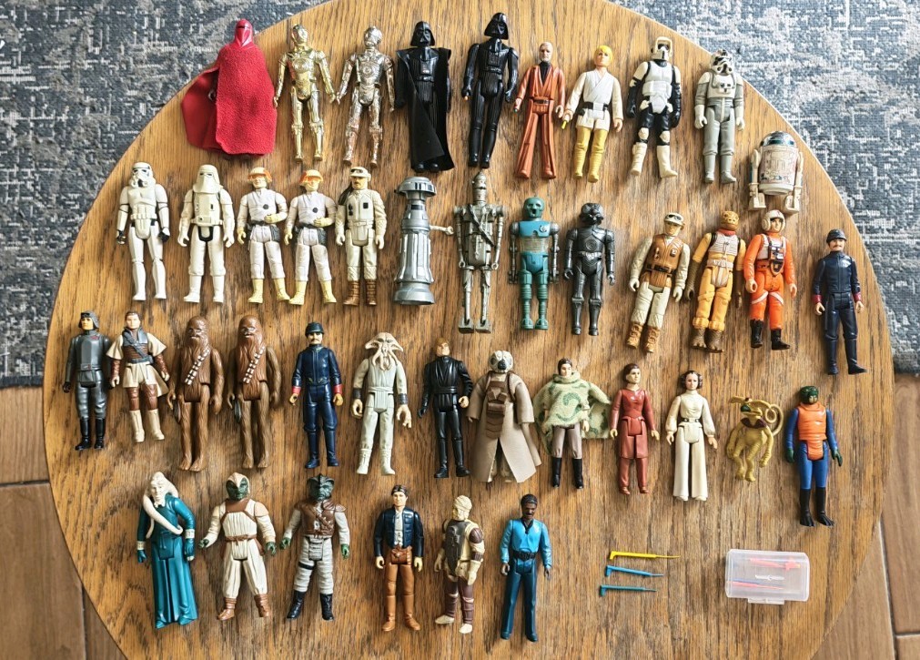Vintage Star Wars Action Figure Lot of 41 – Kenner 80s Hong-kong Taiwan Caption 