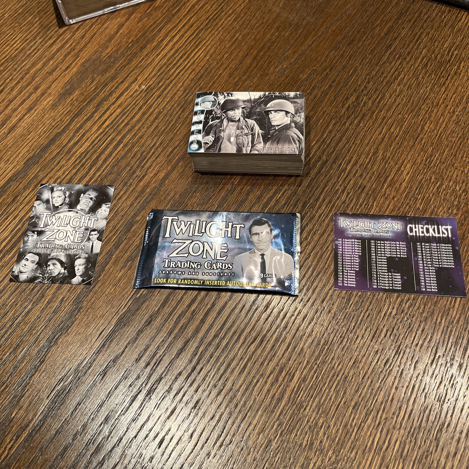 RITTENHOUSE SERIES 3 TWILIGHT ZONE SHADOW & SUBSTANCE 72 Set Z3 WRAPPER-P1🔥NM