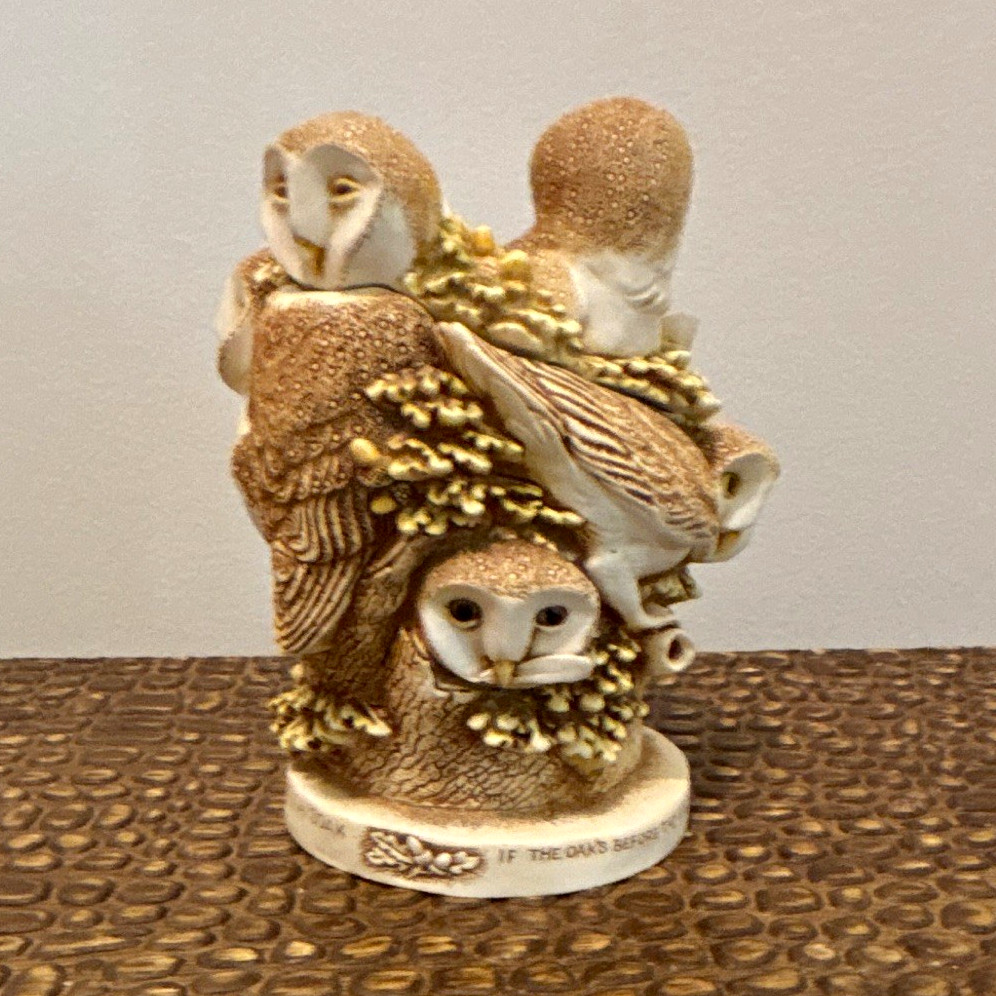 Harmony Kingdom “Ivory Tower” #4922 of 7200, Owls