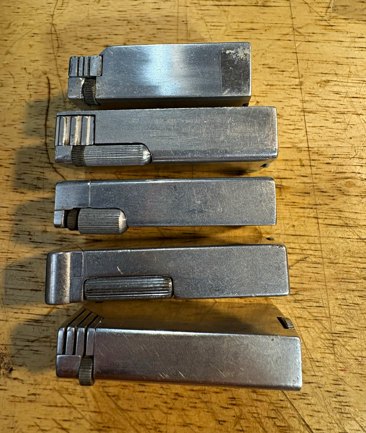 Vtg dunn,gray,everflow,cosmo&the jackson block lighters