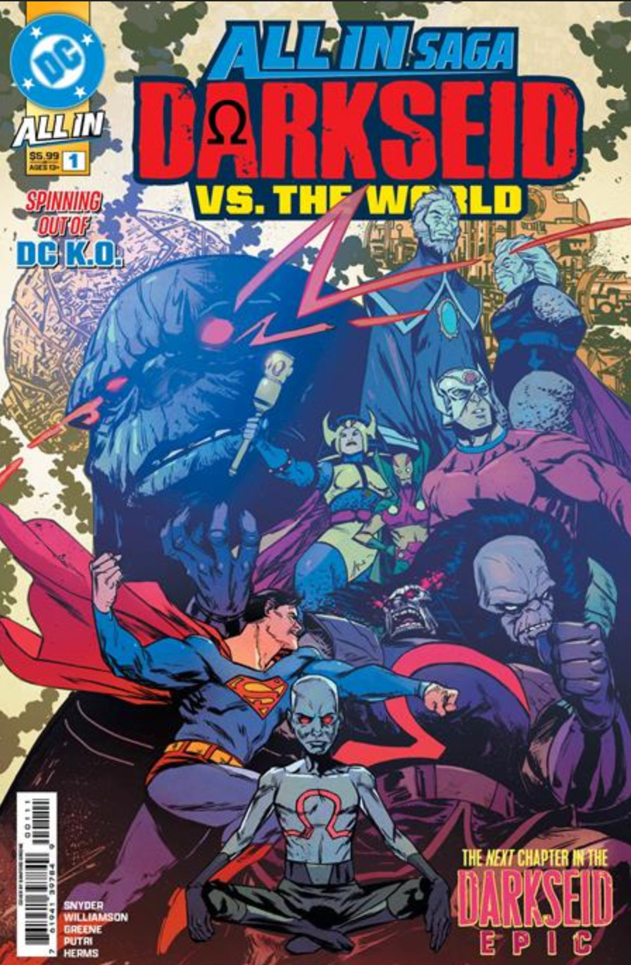 DC ALL IN SAGA DARKSEID VS THE WORLD #1 **COVER SELECT** PRESALE 10/28 (SNYDER+)