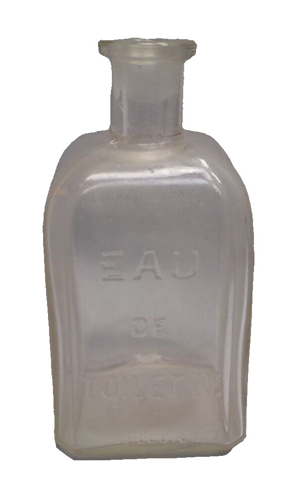 Antique 1930s Houbigant Eau de Toilette EDT 9 Oz Apothecary Perfume Bottle EMPTY Antique 1930s Houbigant Eau de Toilette EDT 9 Oz Apothecary Perfume Bottle EMPTY