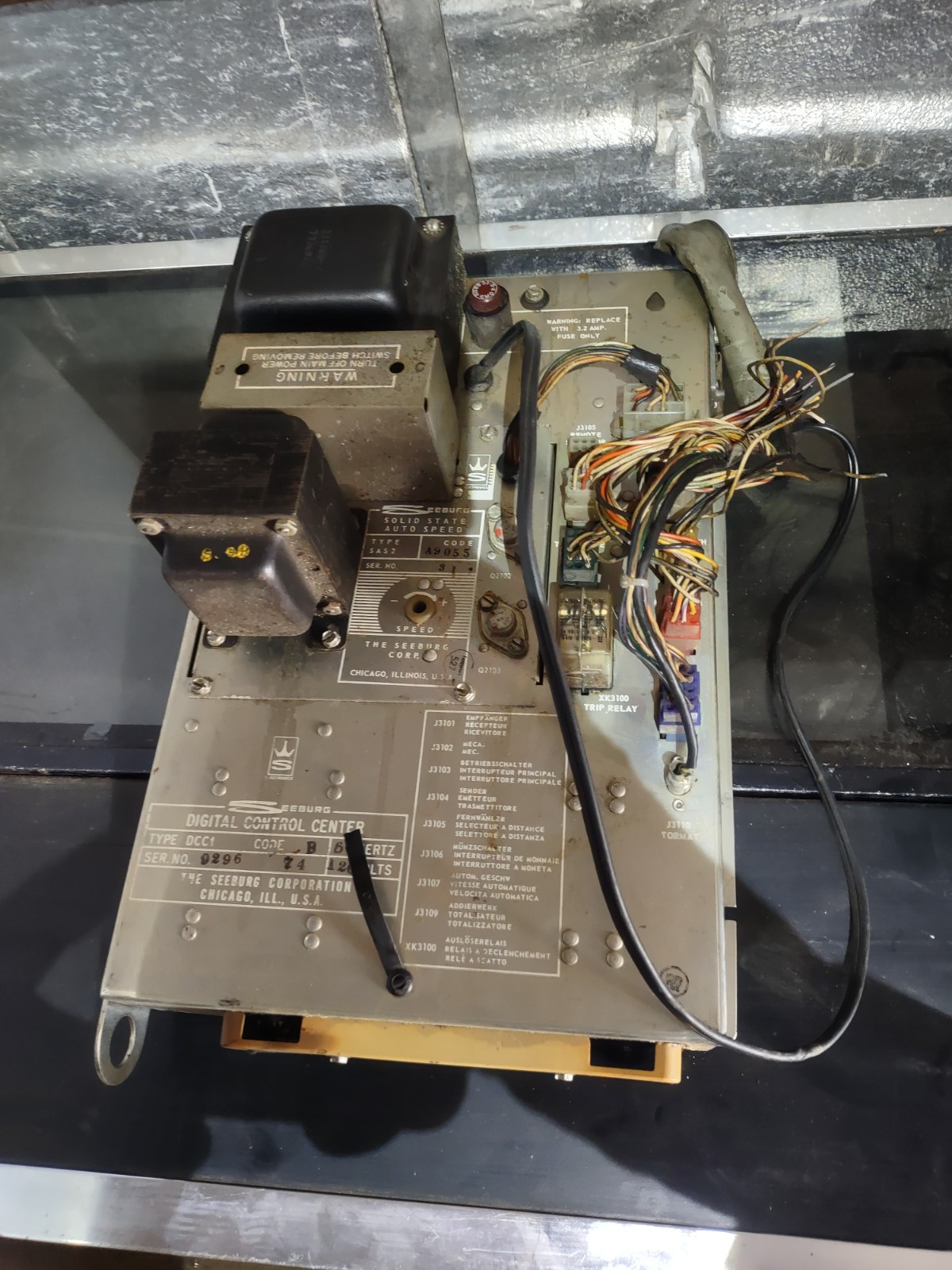 seeburg ls2 arcade jukebox control center #1