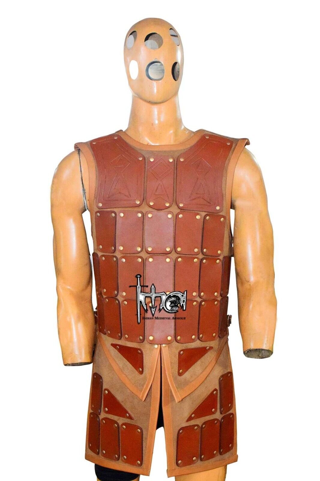 Halloween Medieval Celtic Leather Armour LARP cosplay costume Renaissance Armor