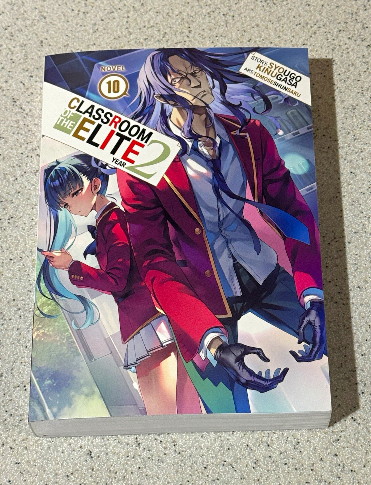 Classroom of the Elite Year 2 Vol 10 Light Novel Seven Seas English RARE OOP