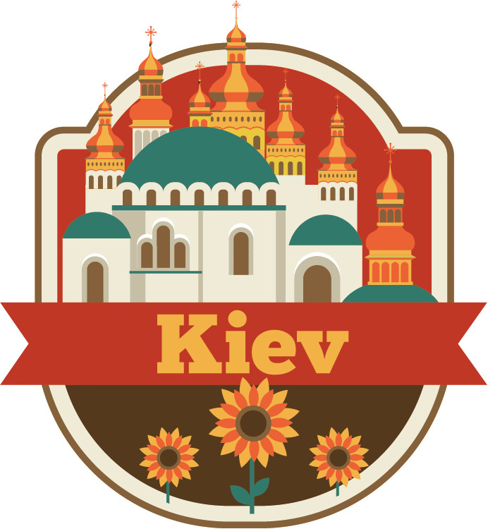 Kiev Ukraine World City Travel Label Badge Car Bumper Sticker Decal 5\