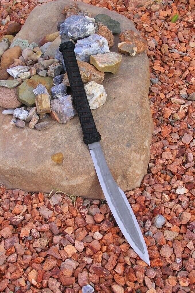Custom Handmade || Short sword || Machete || Carbon steel 1095 || 27-in & sheath