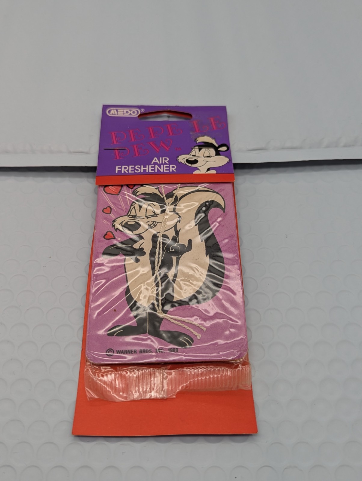 VTG 1989 Medo Air Freshener Pepe Le Pew Warner Bros Made In USA Brand New Sealed