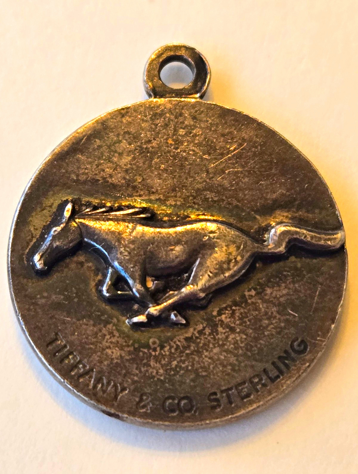 Tiffany & Co Sterling Silver Ford Mustang Tiffany Award 1964 VINTAGE Medal Charm Tiffany & Co Sterling Silver Ford Mustang Tiffany Award 1964 VINTAGE Medal Charm