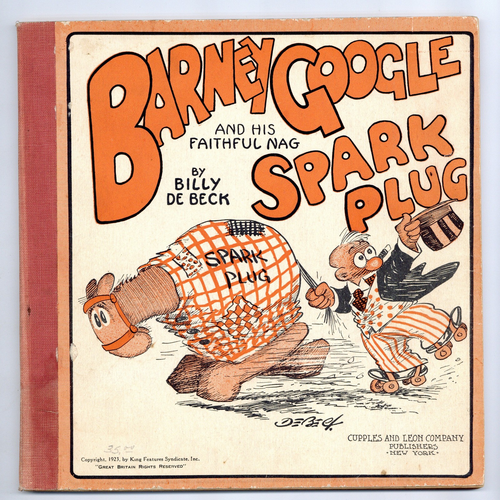 Barney Google and Spark Plug 1A GD 1923