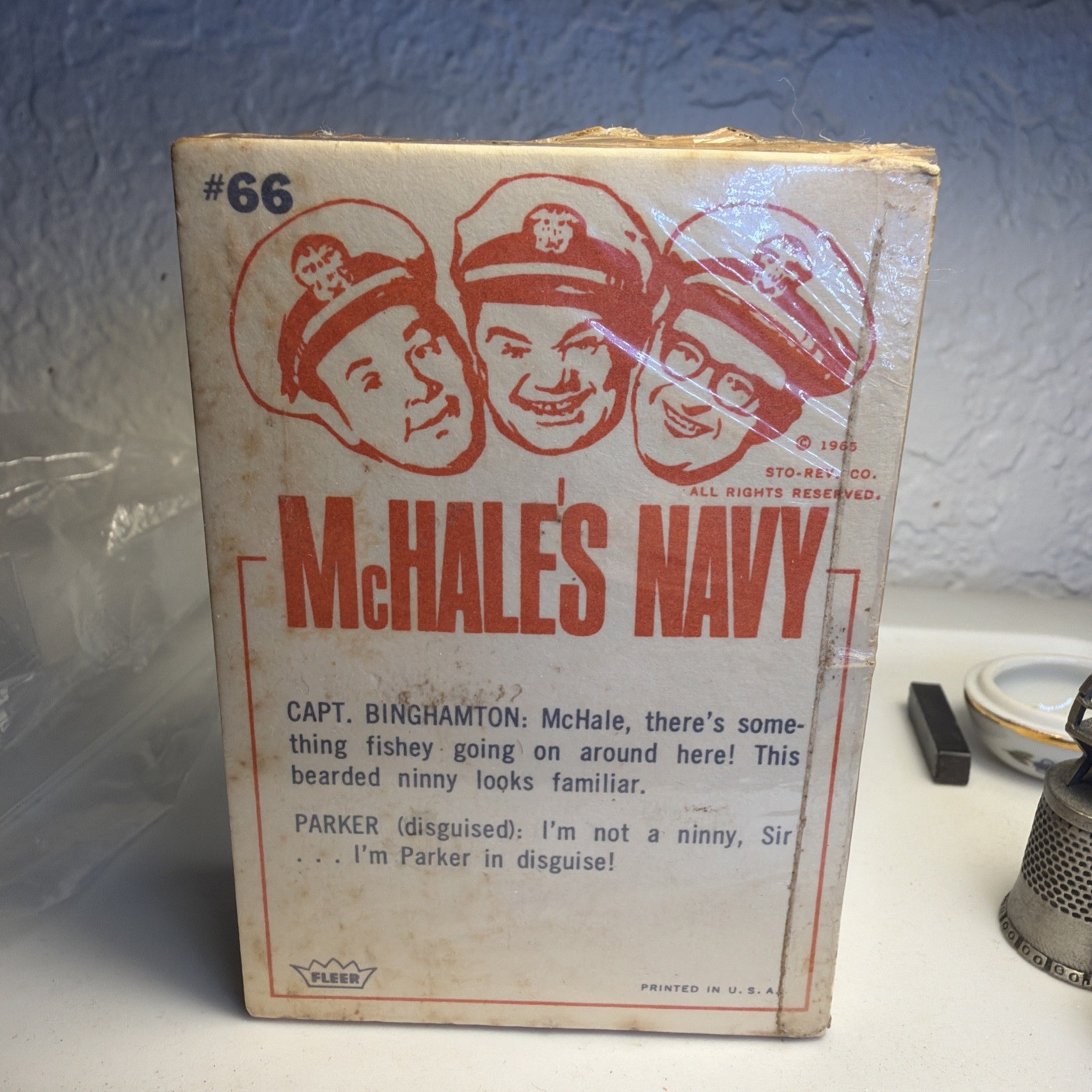 1965 MCHALES NAVY COMPLETE (66) CARD SET FLEER (SUPER CRISP MINT) UNOPENED 1965 MCHALES NAVY COMPLETE (66) CARD SET FLEER (SUPER CRISP MINT) UNOPENED