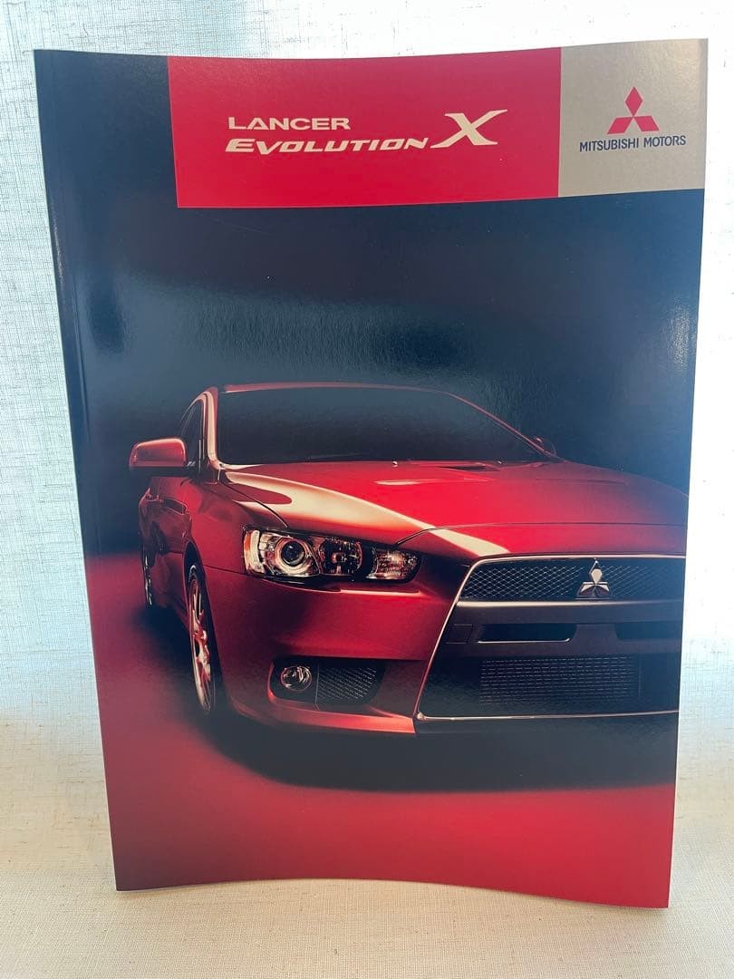 Mitsubishi Lancer Evolution X Car Catalog, Rare, Original, Auto Manual