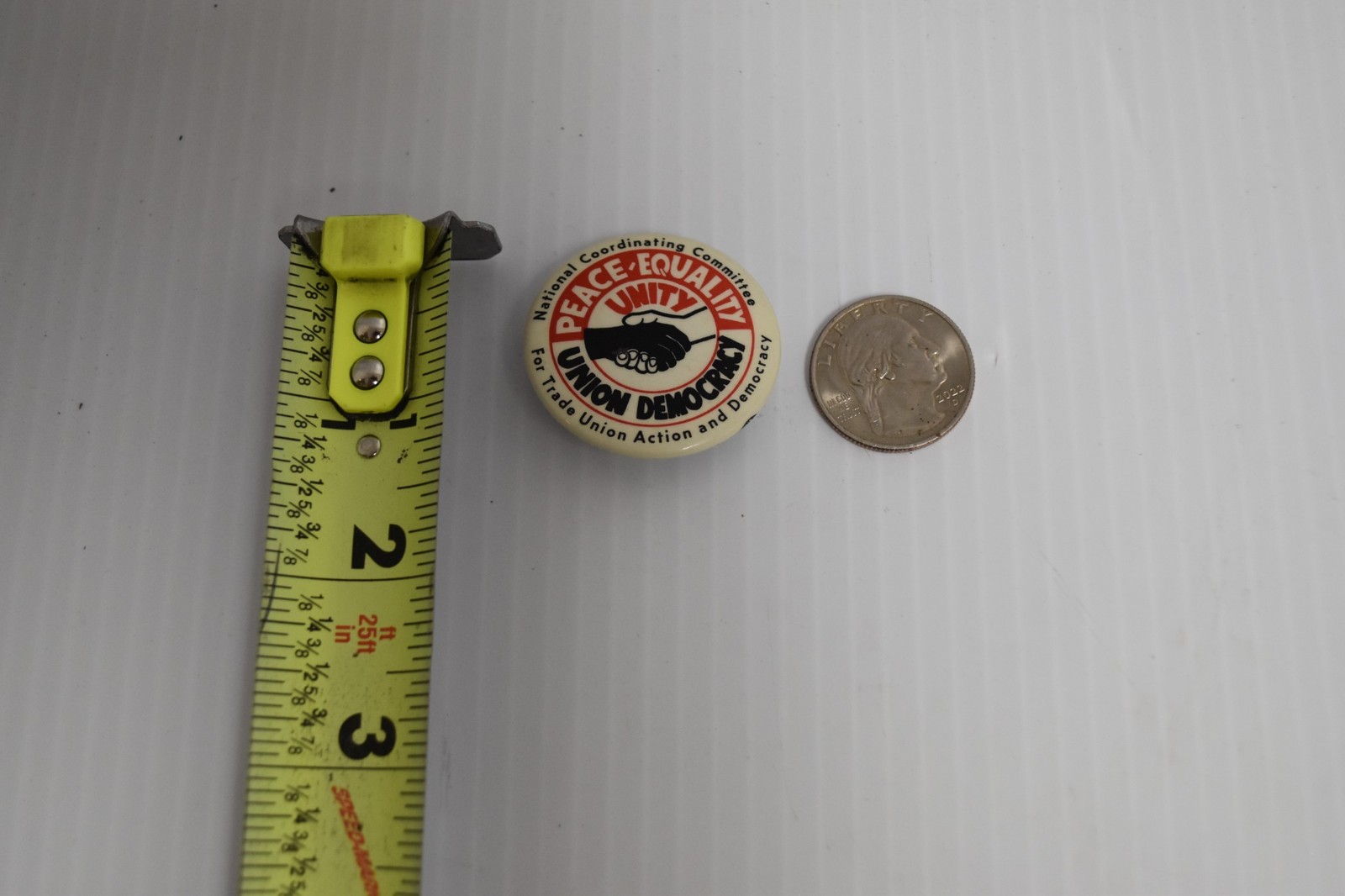 VTG TRADE UNION RANK & FILE RIGHTS UNITY CIVIL RIGHTS ACTIVIST CAUSE PIN(PB#108)