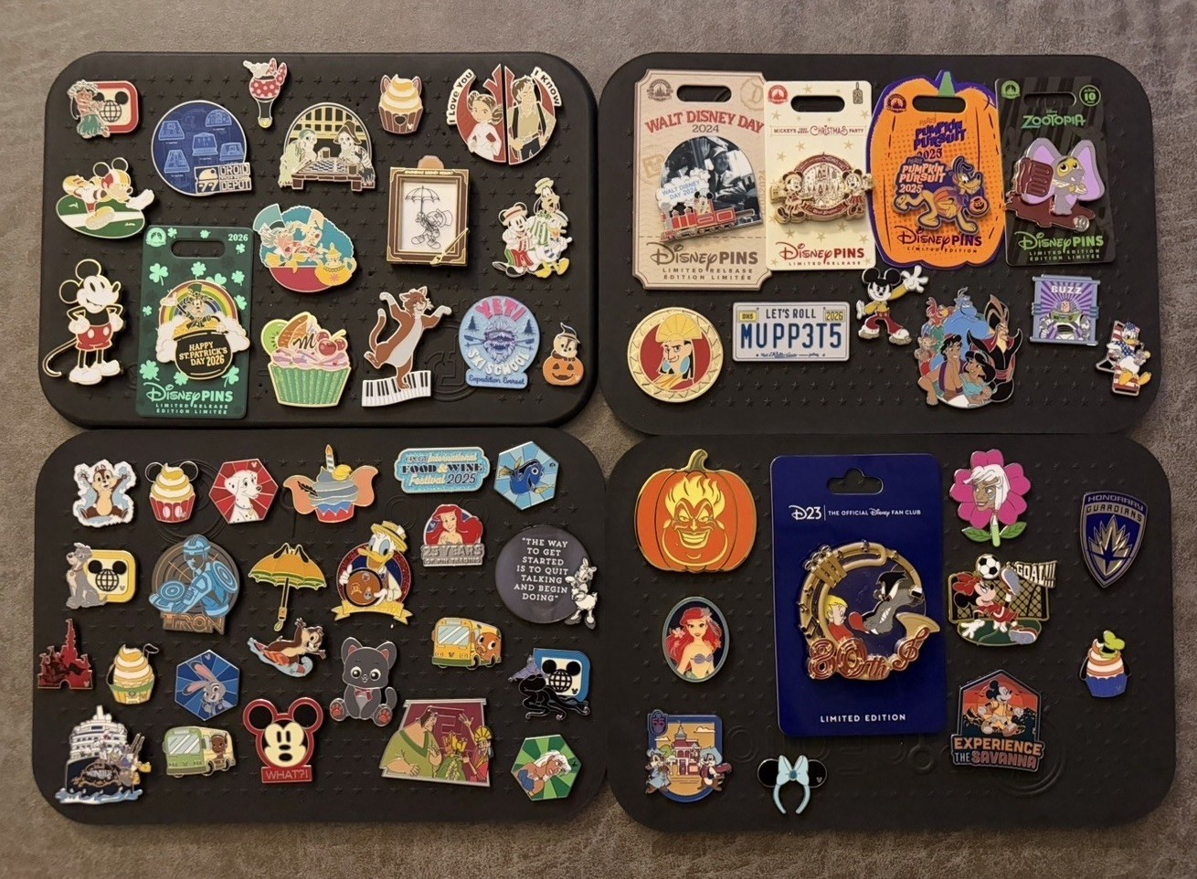 Lot Of 60 Disney Pins