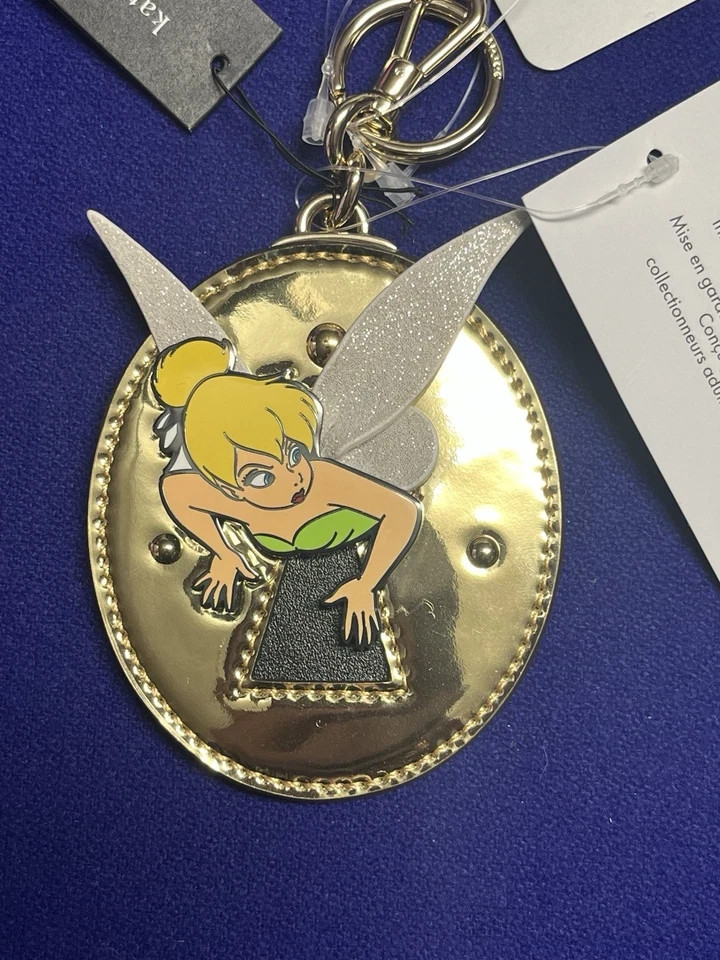 Disney Parks Kate Spade New York Tinker Bell Leather Bag Charm NEW Disney Parks Kate Spade New York Tinker Bell Leather Bag Charm NEW