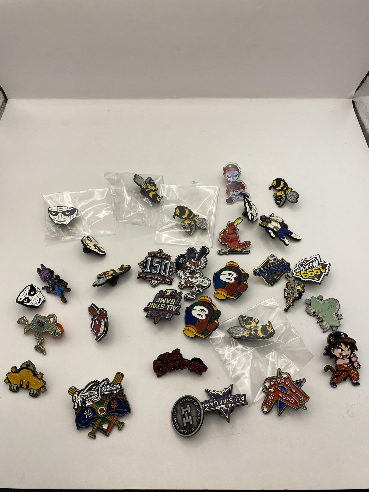 Hat Club Dead Silence MLB World Series All Star Baseball Enamel Lapel Pin Lot
