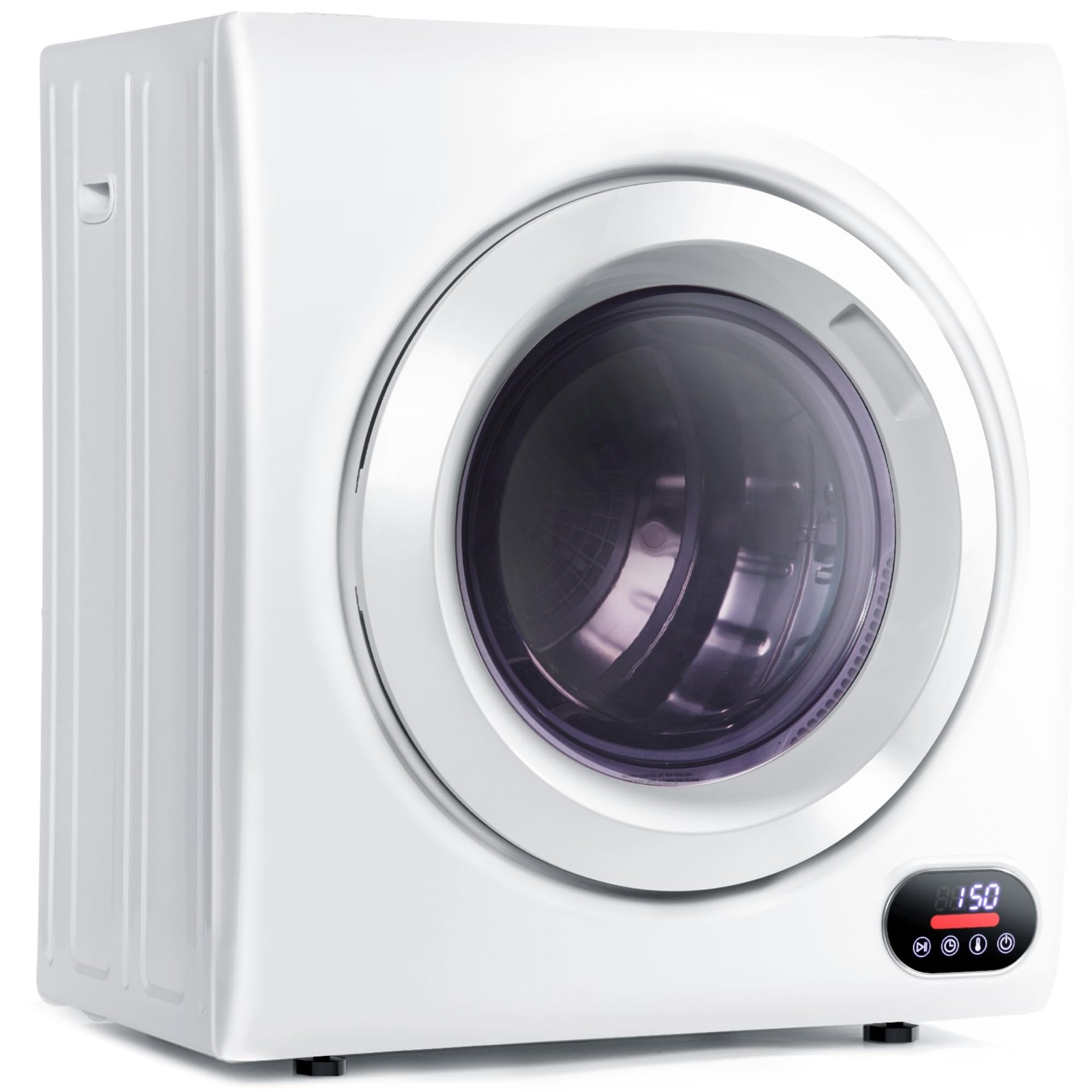Euhomy Compact Laundry Dryer, 3.5 cu ft Front Load Stainless Steel Clothes Dr... Euhomy Compact Laundry Dryer, 3.5 cu ft Front Load Stainless Steel Clothes Dr...